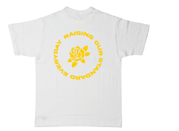 Rose Tee (WHITE/Mellow Yellow)