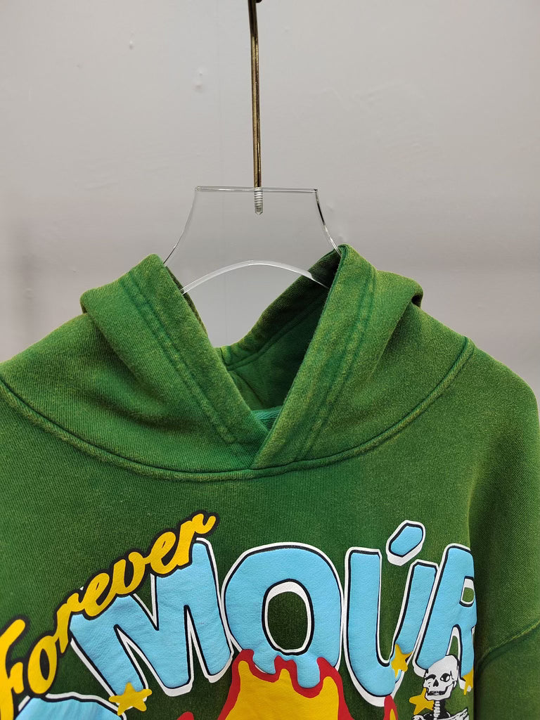 Forever Amour Hoodie- Sun Faded Green