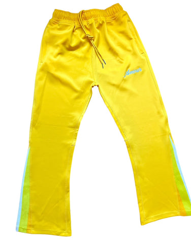 Rose Flared Track Pant (Yellow Mellow)