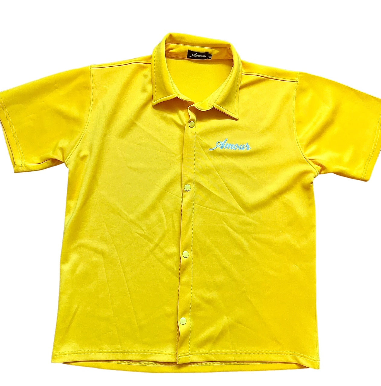 Amour Rose Camp Shirt (Mellow Yellow)