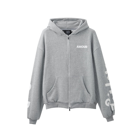 Vintage Amour "Express Yourself" Hoodie (Grey)
