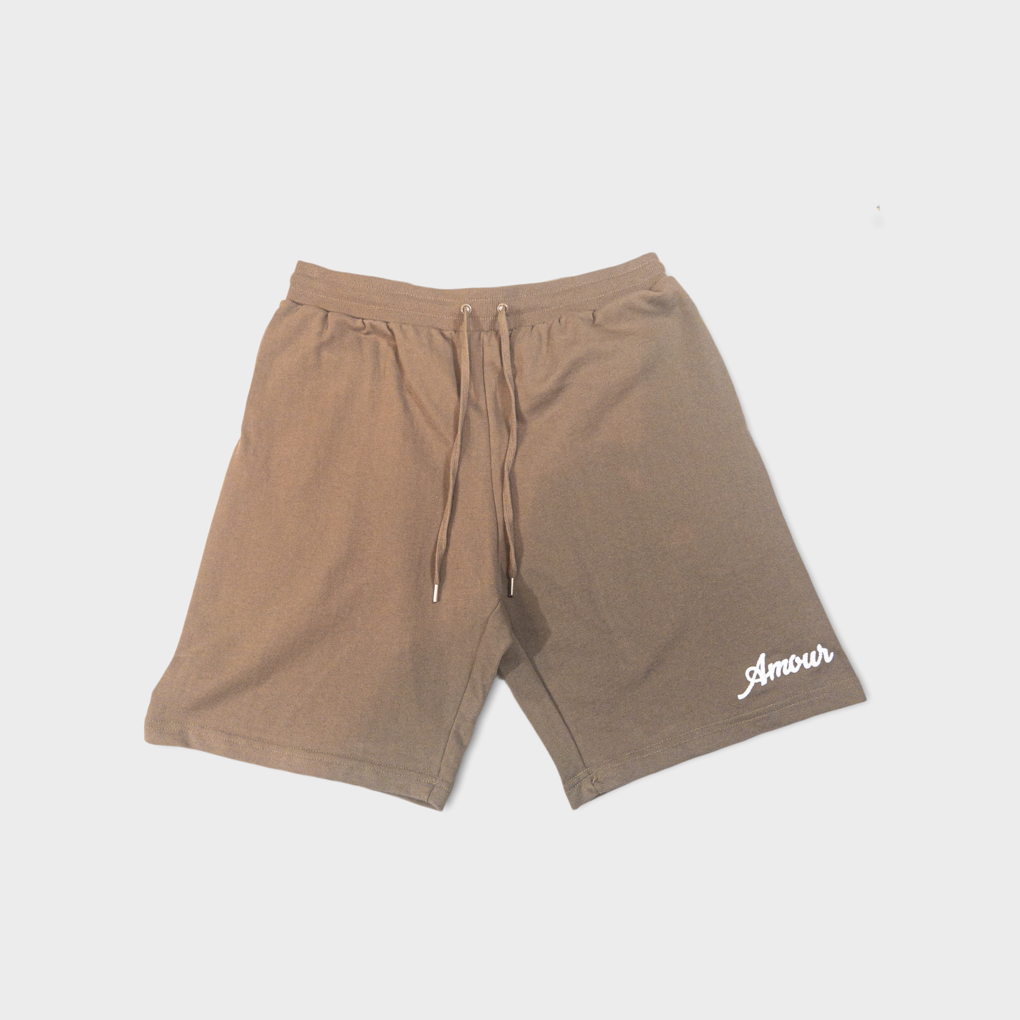 Amour Chainstitch Shorts (Brown)